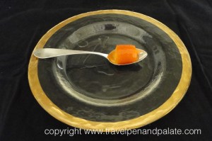 Orange spoon sweet