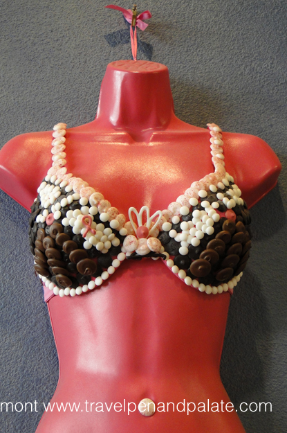 The candy bra at The Chocolate Bar, 805 W. Bannock, Boise, ID