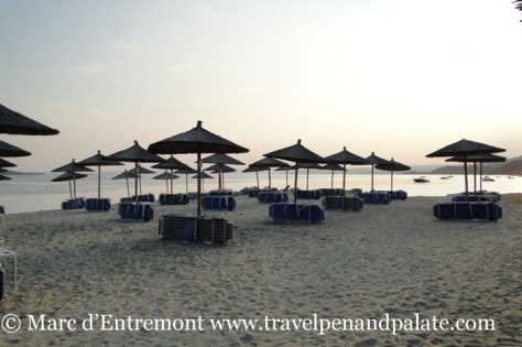 Beach in Ouranoupolis, Athos, Greece