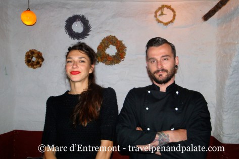 Theodora Tziamali & Chef George Katseas partners: Katogi Cafe