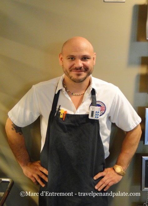 Chef Christian DeLutis at Troegs Brewery