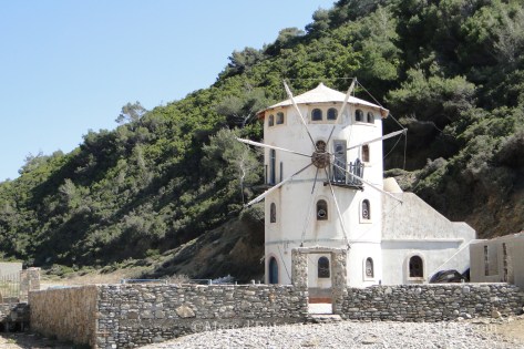 Tsoukali beach windmill