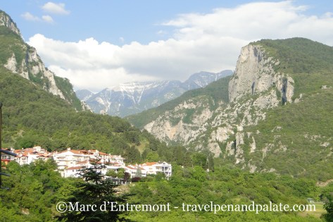 Mt. Olympus & the village of Litohoro