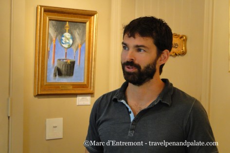 Abraxas Hudson, artist , owner Abraxas Studio of Art, Lewes, DE.  