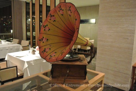 N 40° 55' dining room at the Lucy Hotel, Kavala