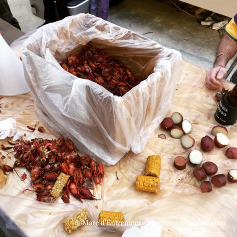 Louisiana crawfish boil