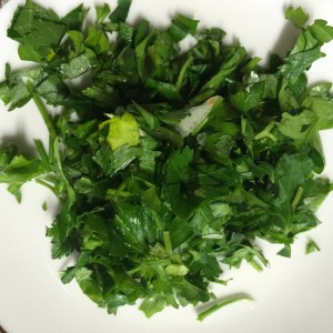 minced parsley