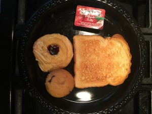 "Petrafied" American hotel breakfast food. (2 - 3 years old - no blemish.)