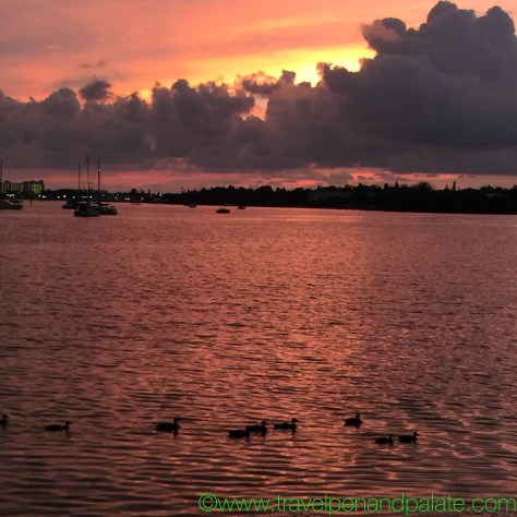 Sunset over Boca de Ciega Bay, St. Petersburg, FL