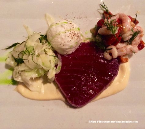 Blue fin tuna at Toast, Quebec City