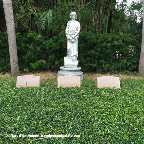 Final resting place of Mabel, John and his sister at Ca d'Zan