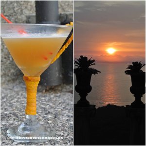 Sunset cocktail at Villa Caletas