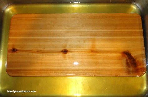 cedar plant soaking in apple cider