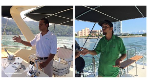 Capitan Jose & first mate/tour guide Hassam